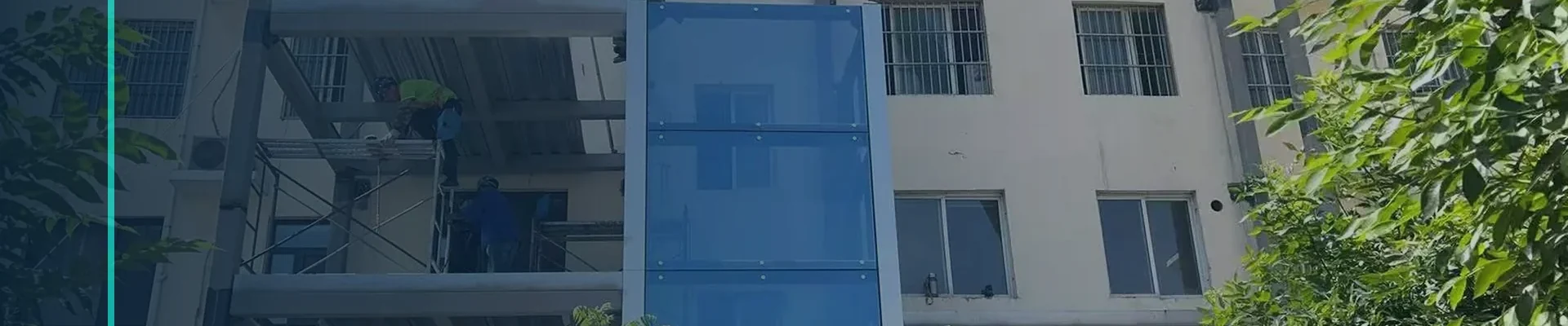 老旧小区电梯钢结构井道项目展示